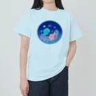 もふもふ堂の魚座 ヘビーウェイトTシャツ