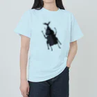 心の森ミュージアム　遊童館の色紙カブトムシ ヘビーウェイトTシャツ