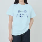 Chiyo.Wan(🐕🕊️のお店)のふわふわわんこTシャツ　(さわやかカラーVer.) ヘビーウェイトTシャツ