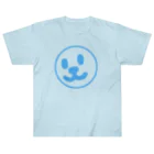 週刊少年ライジングサンズのSmile Face Blue Line ヘビーウェイトTシャツ