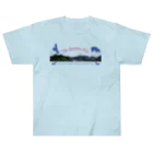 kscotoの北アルプス稜線写真 ヘビーウェイトTシャツ