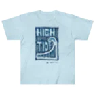 masahiro_minami_artのHIGH TIDE（ブルー） Heavyweight T-Shirt