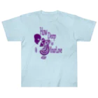 『NG （Niche・Gate）』ニッチゲート-- IN SUZURIのHow Deep Is Your Love(紫)  Heavyweight T-Shirt