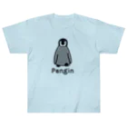 MrKShirtsのPengin (ペンギン) 色デザイン ヘビーウェイトTシャツ