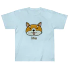 MrKShirtsのInu (犬) 色デザイン ヘビーウェイトTシャツ