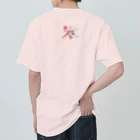 SOKICHISAITOのMOTOREDFLOWER #SKkulLL001 #FrontPrint Heavyweight T-Shirt