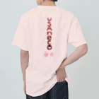 ウサネコ38のUSAneko  Cherry blossom ヘビーウェイトTシャツ