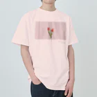 rilybiiの🍑 Peach Tulip . Heavyweight T-Shirt