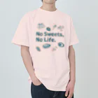 SU-KUのNo Sweets,No Life.Ⅱ Heavyweight T-Shirt