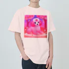 ふぇありぃているのお花見犬 Heavyweight T-Shirt