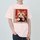 syun78のお店のカメラが好きな猫 Heavyweight T-Shirt