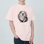 7_dog_catのポメ Heavyweight T-Shirt