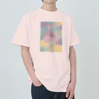 Líneas de aska “Askaの紙上絵”のほわほわ Heavyweight T-Shirt