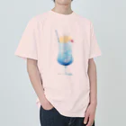 甘漏り屋のあざらしクリームソーダ・空 Heavyweight T-Shirt