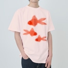 Alba spinaの金魚３匹 Heavyweight T-Shirt