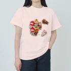 SKY&STAR YuKiKoのあみぐるみちびねこ Heavyweight T-Shirt