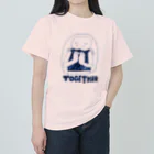 ぴゅるりんこよしだ。のTOGETHER ヘビーウェイトTシャツ