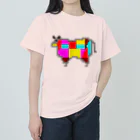 サトオの牛肉 部位 ドット絵 ヘビーウェイトTシャツ