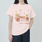 SU-KUの幸せな人生を！(オレンジ系) ヘビーウェイトTシャツ