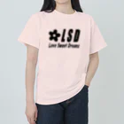 NOIR（ノアール）のLSDフルロゴ　黒 Heavyweight T-Shirt