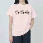 ぽぴーぴぽーの1+1=2 ヘビーウェイトTシャツ