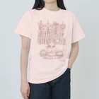 上海商店の上海小吃×アリスと蔵六コラボ ヘビーウェイトTシャツ