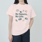 SU-KUのNo Sweets,No Life.Ⅱ Heavyweight T-Shirt