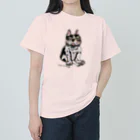 noe_to_meg (ノエとめぐ)のにんまりパイドブヒ ヘビーウェイトTシャツ