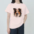 Sheltie Chic Creationsのシェルティ１４ ヘビーウェイトTシャツ