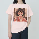 底辺の底辺好きな事を気ままに…。の笑顔の彼女 Heavyweight T-Shirt