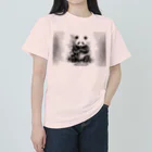 wolneko_keibaのパンダグッズ　 ヘビーウェイトTシャツ