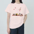 nachau7のカタツムリの道草2 ヘビーウェイトTシャツ