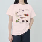 nachau7のカタツムリの道草1 ヘビーウェイトTシャツ