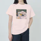 mimi and memeの思い出のテーブル ヘビーウェイトTシャツ