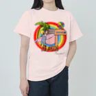 ハワイが大好きな女の子『HENOHENO MAPPY』のx waccha コラボデザイン2 Heavyweight T-Shirt