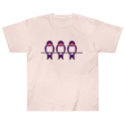 deepsterの子ツバメx3 ヘビーウェイトTシャツ