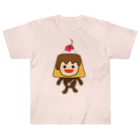 ヨープキャンが気になったのプリンっ子 ヘビーウェイトTシャツ