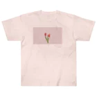 rilybiiの🍑 Peach Tulip . Heavyweight T-Shirt