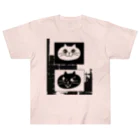 khakie shopの白まる　黒まる Heavyweight T-Shirt