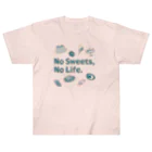 SU-KUのNo Sweets,No Life.Ⅱ Heavyweight T-Shirt