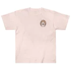 shop『harihari』(ハリハリ)のshop『harihari』オリジナルロゴ入りTシャツ(ハリネズミ) Heavyweight T-Shirt