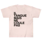 TATEYAMAのIL TANGUE MAIS NE COULE PAS ヘビーウェイトTシャツ