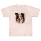 Sheltie Chic Creationsのシェルティ１４ ヘビーウェイトTシャツ