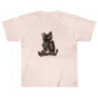 AXL CATのトリスタン (AXL CAT) ヘビーウェイトTシャツ