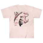 やさぐれちゃんの春の花と猫 Heavyweight T-Shirt