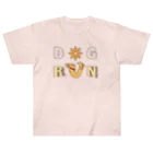 ぺんぎん24のDOG RUN(背景なし) ヘビーウェイトTシャツ