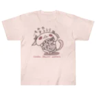 itsuto-こねこしょうしょうめんへらの「もえるごみの日」 ヘビーウェイトTシャツ