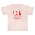 hilo tomula トムラ ヒロのGroup Collective Red ヘビーウェイトTシャツ