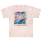 夜の闇に、色の魔法をかけながら。のEvery cloud has a silver lining. ヘビーウェイトTシャツ