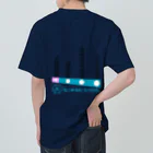 弐千円札サーバー 公式アカウントのなこれるむ海中鉄道ロゴマーク Heavyweight T-Shirt